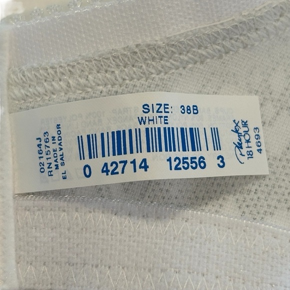 Playtex 18 Hour Ultimate Shoulder Comfort White Size 38B NWT - Picture 9 of 15